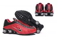 nike shox r4 chaussures hommess red and black